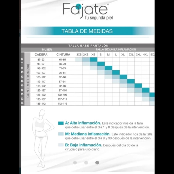 100% made in colombia Fajate Mid-leg girdle 12048 - Picture 4 of 4